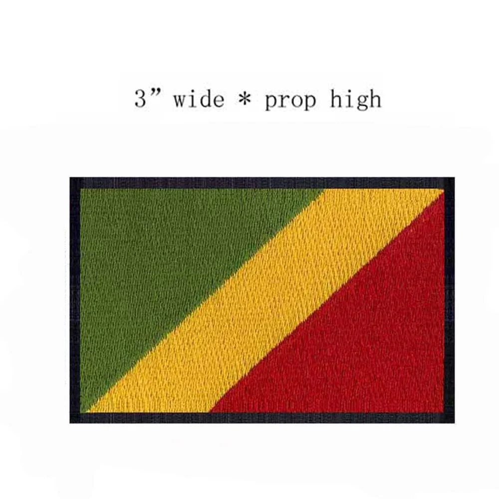 Parche termoadhesivo bordado bandera nacional – insignia para planchar - imagen 3