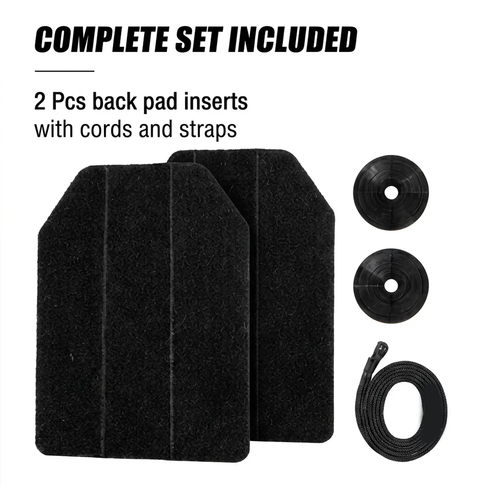 Almohadillas chaleco táctico modulares con Velcro – Placa adaptadora MOLLE - imagen 2