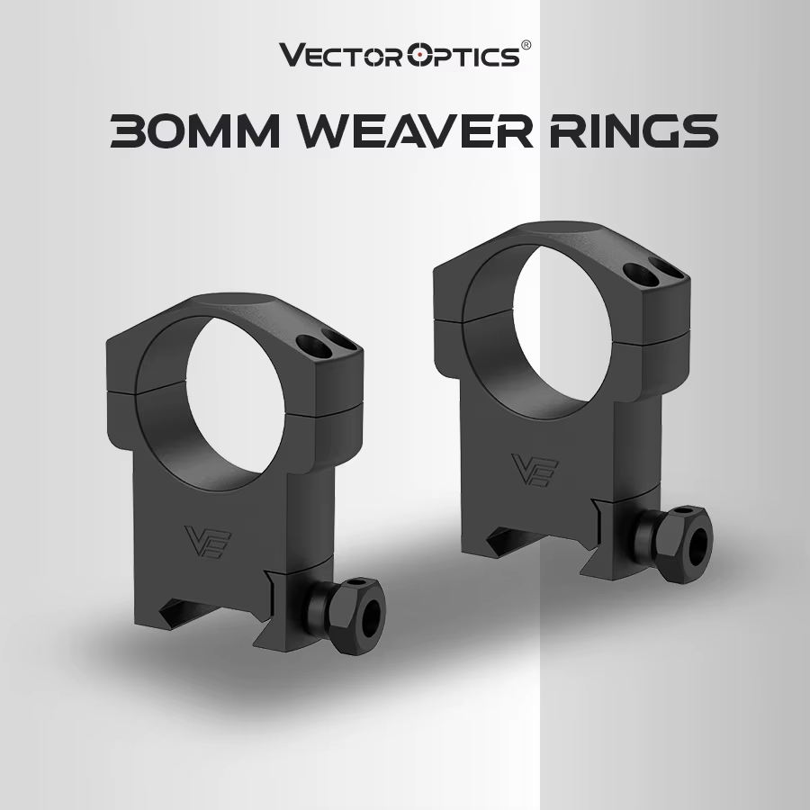Voctor Optica Anillos Weaver 30 mm de precisión en aluminio ligero - imagen 3