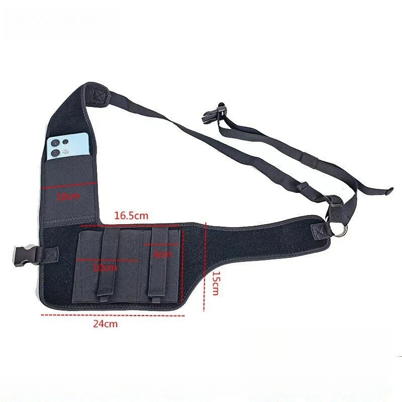 Funda táctica oculta de hombro para pistola y móvil - imagen 5