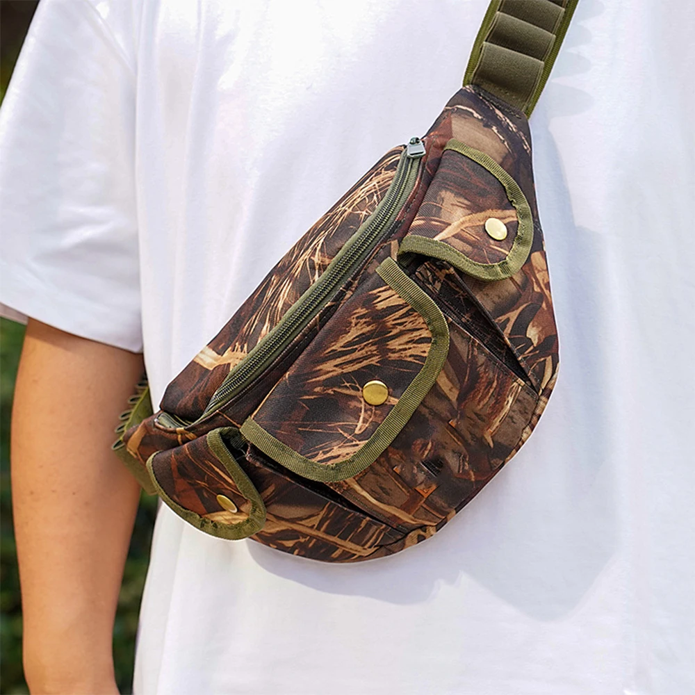 Riñonera táctica oculta camuflaje ajustable bolso cruzado - imagen 4