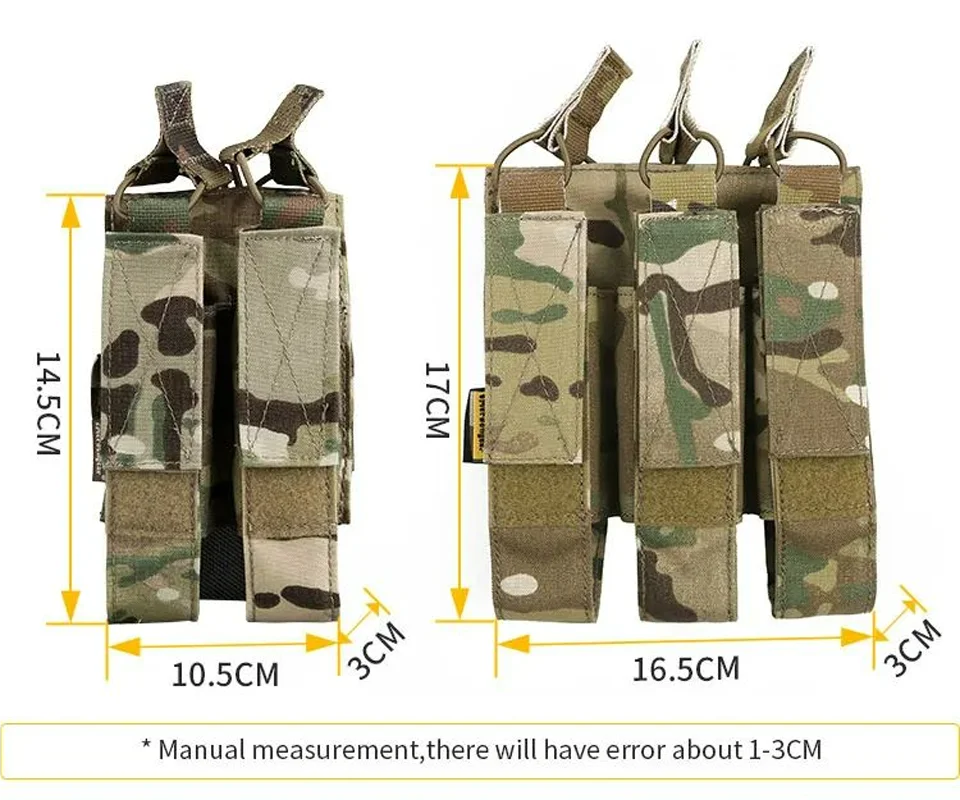Emersongear Bolsa Modular Triple Porta Revistas MP7 Airsoft - imagen 5