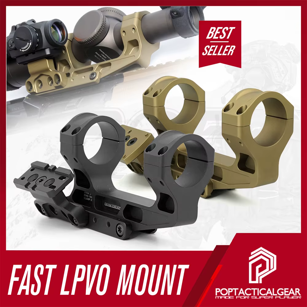 Placa montaje Airsoft AR15 – offset 30mm línea central
