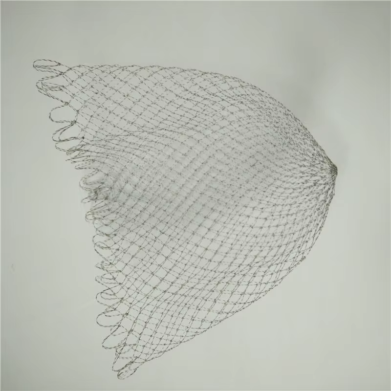 Red de pesca nailon malla romboidal plegable