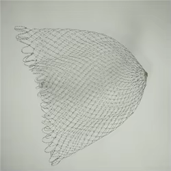 Red de pesca nailon malla romboidal plegable