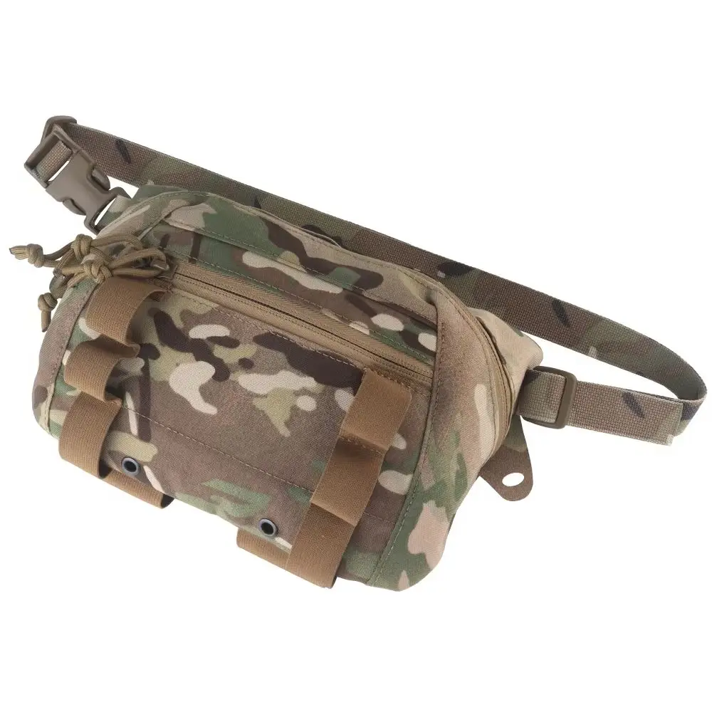 Bolsa táctica multiusos grande colgante MOLLE para caza y senderismo - imagen 3