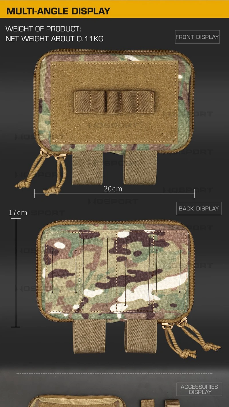 Comparativa de tamaño frente a otros accesorios