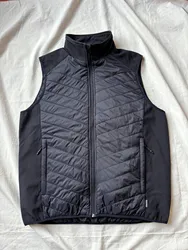 Chaleco outdoor ultraligero de algodón fino – talla grande