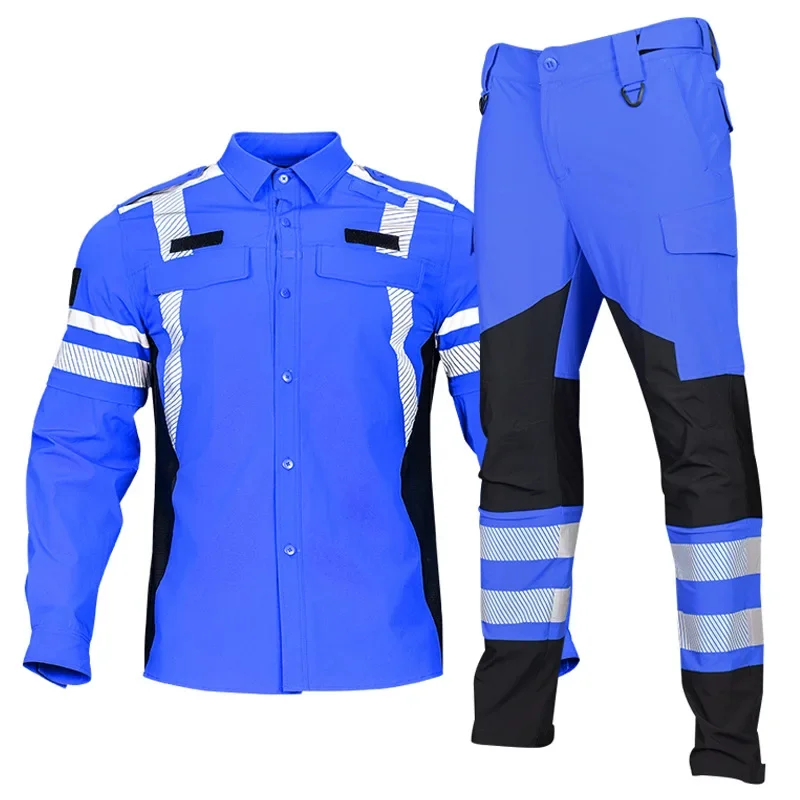 Uniforme de rescate veraniego transpirable para bomberos, secado rápido - imagen 2