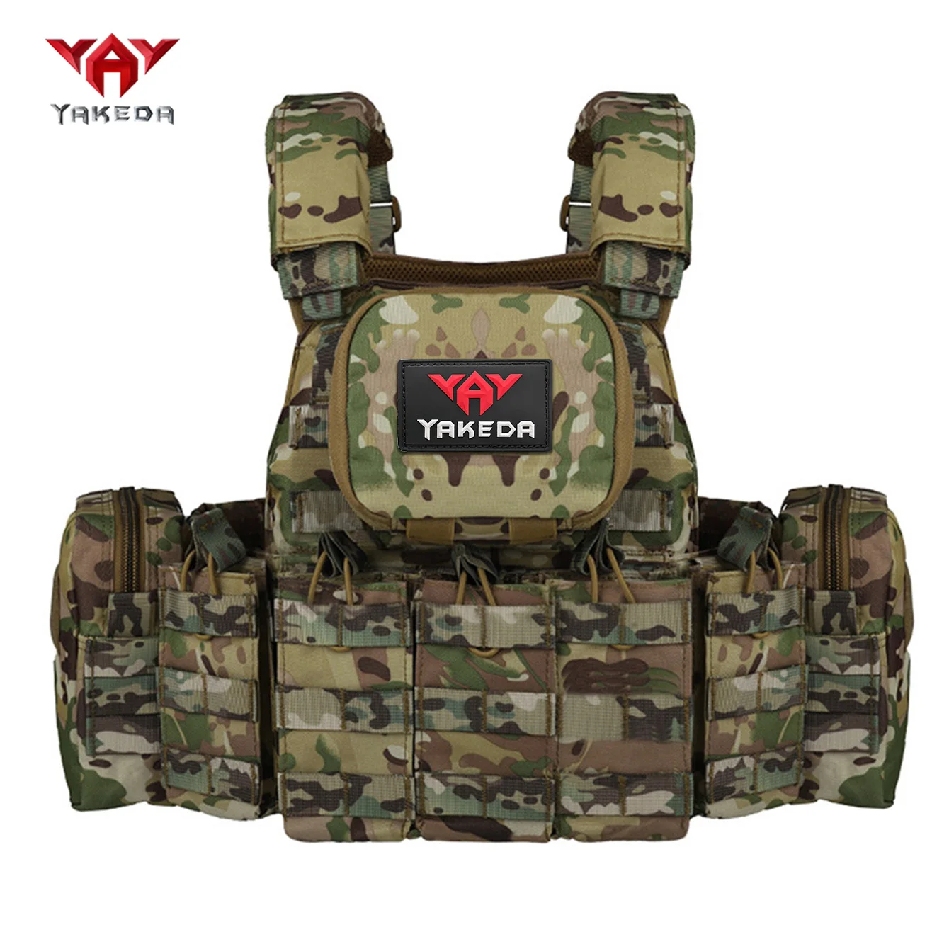 Chaleco táctico YAKEDA con sistema MOLLE para caza y entrenamiento - imagen 5