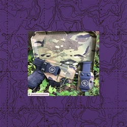 Funda Kydex para cuchillo terreno púrpura termoformada