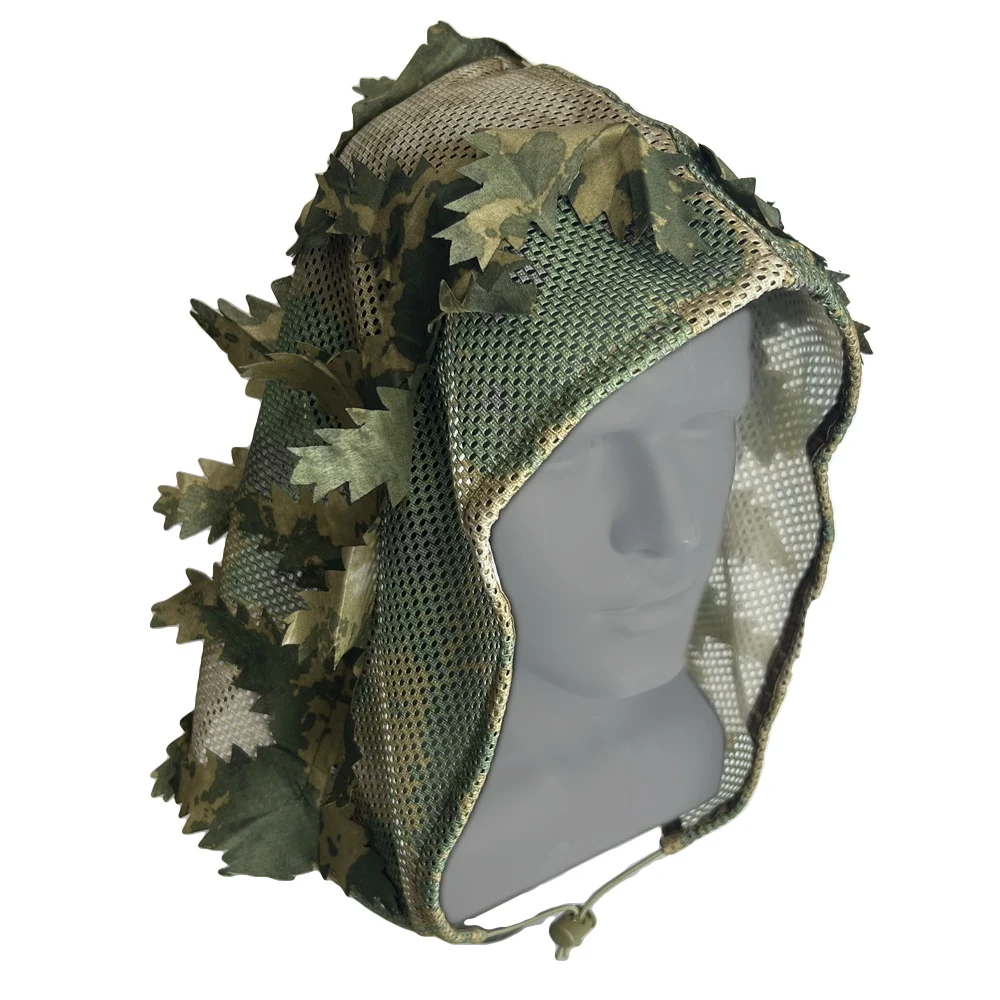 Gorra táctica camuflaje 3D de malla transpirable para airsoft - imagen 2