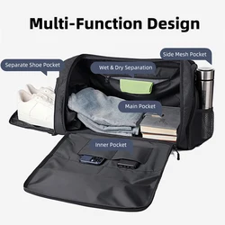 Bolsa de viaje táctica con compartimento seco y húmedo