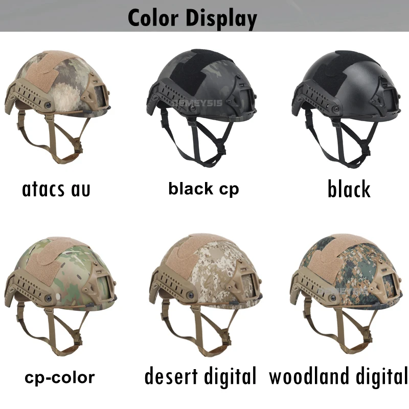 Casco táctico quick release liberación rápida con visor visión nocturna - imagen 4