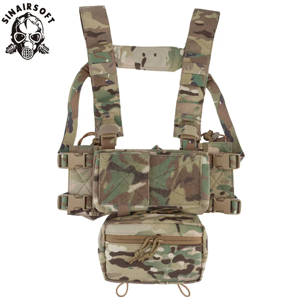 SINAIRSOFT Arnés táctico MK4 MOLLE con portacargadores Dangler - imagen 2