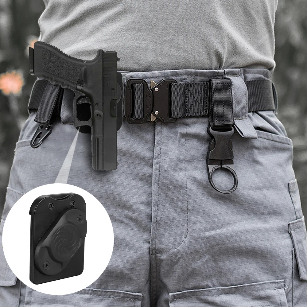 Funda táctica magnética para pistola recubierta de goma - imagen 5