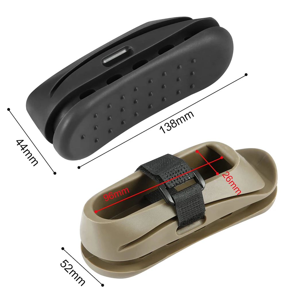 Amortiguador antichoque goma para culata de rifle plegable con correa - imagen 2