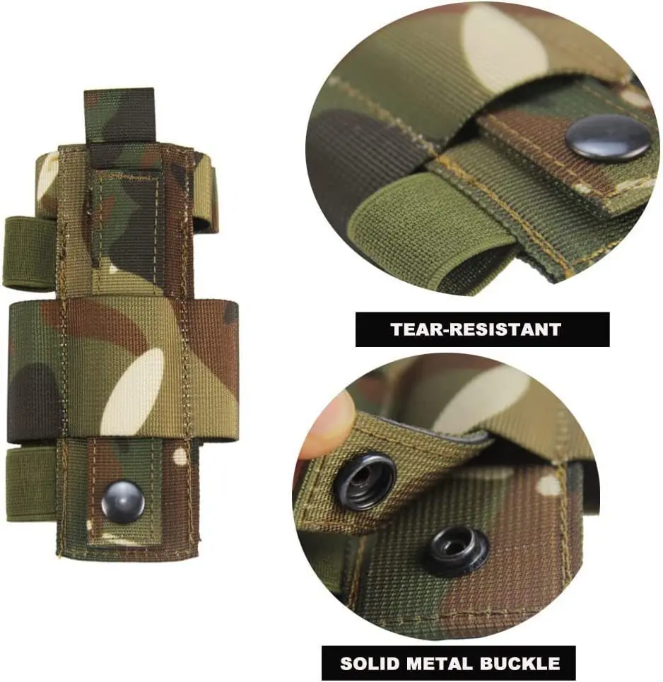 Bolsa táctica MOLLE de torniquete con soporte linterna y EDC - imagen 3