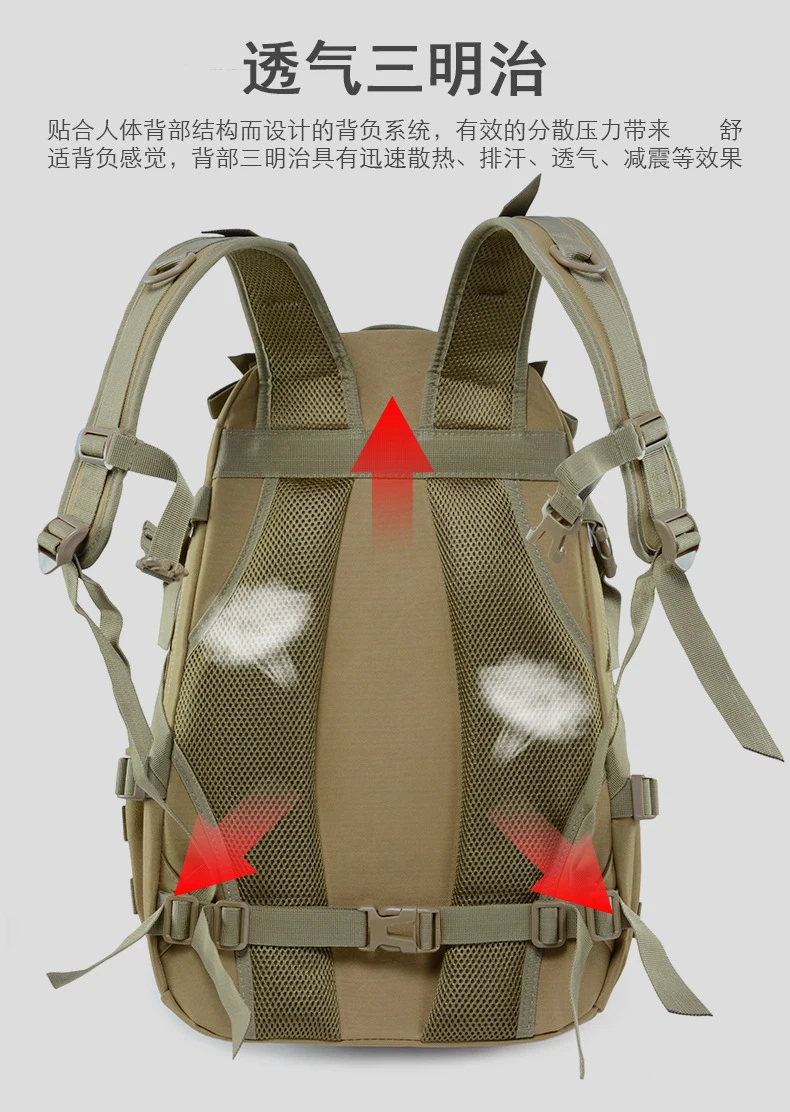 Imagen de la mochila en uso durante una ruta de senderismo
