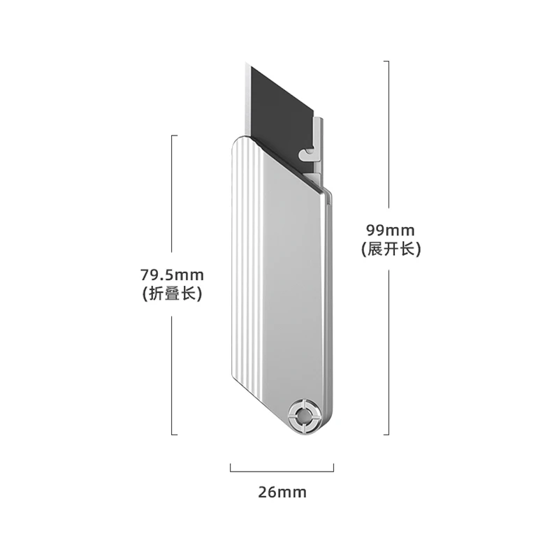 Cuchillo plegable mini en uso cotidiano