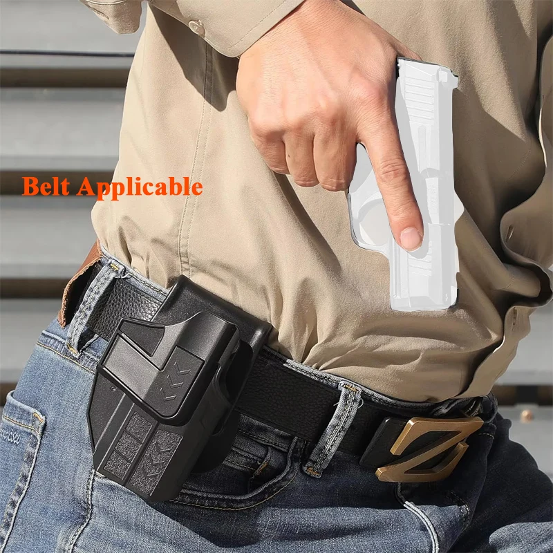 Funda táctica pistola OWB polímero paddle diestro liberación rápida - imagen 5