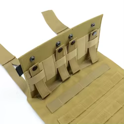 Kit de fijación MOLLE con velcro para chaleco táctico