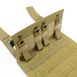Kit de fijación MOLLE con velcro para chaleco táctico