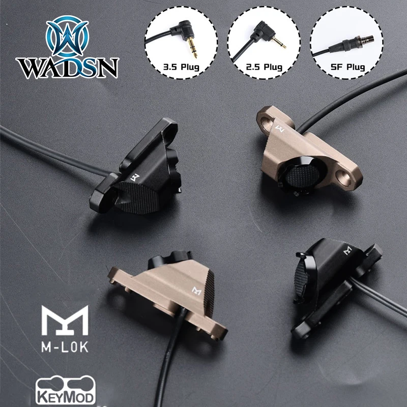 WADSN UN interruptor táctico de pulsador para Surefire M300/M600 - imagen 2