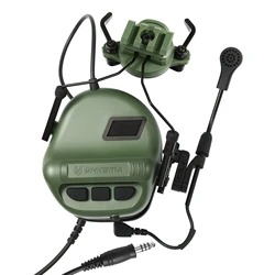 Auriculares tácticos E80 con protección auditiva Kenwood PTT