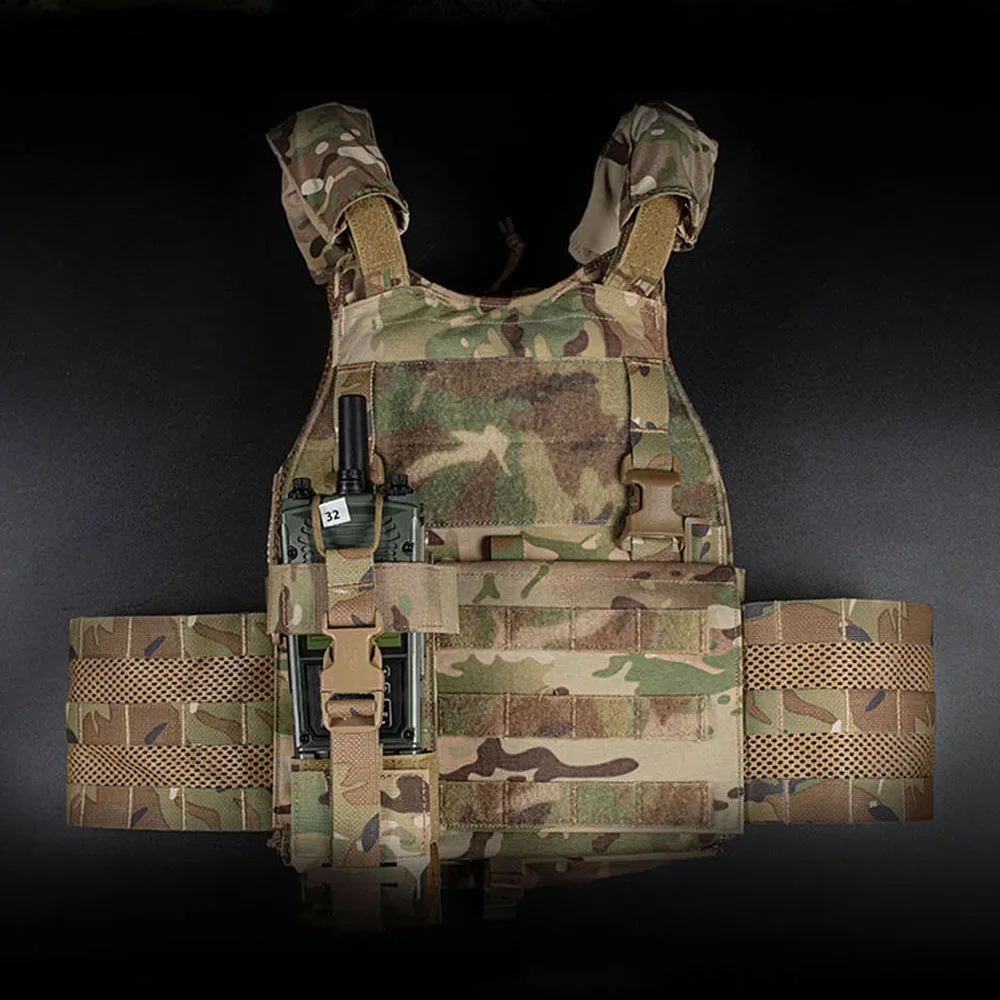 Bolsa porta radio táctica MOLLE universal para walkie talkie - imagen 4