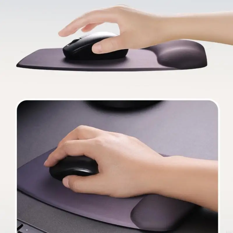Alfombrilla de ratón ergonómica silicona con cojín transpirable - imagen 2
