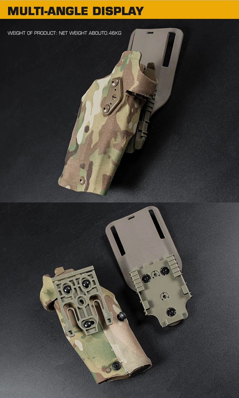 Detalle de la funda y materiales