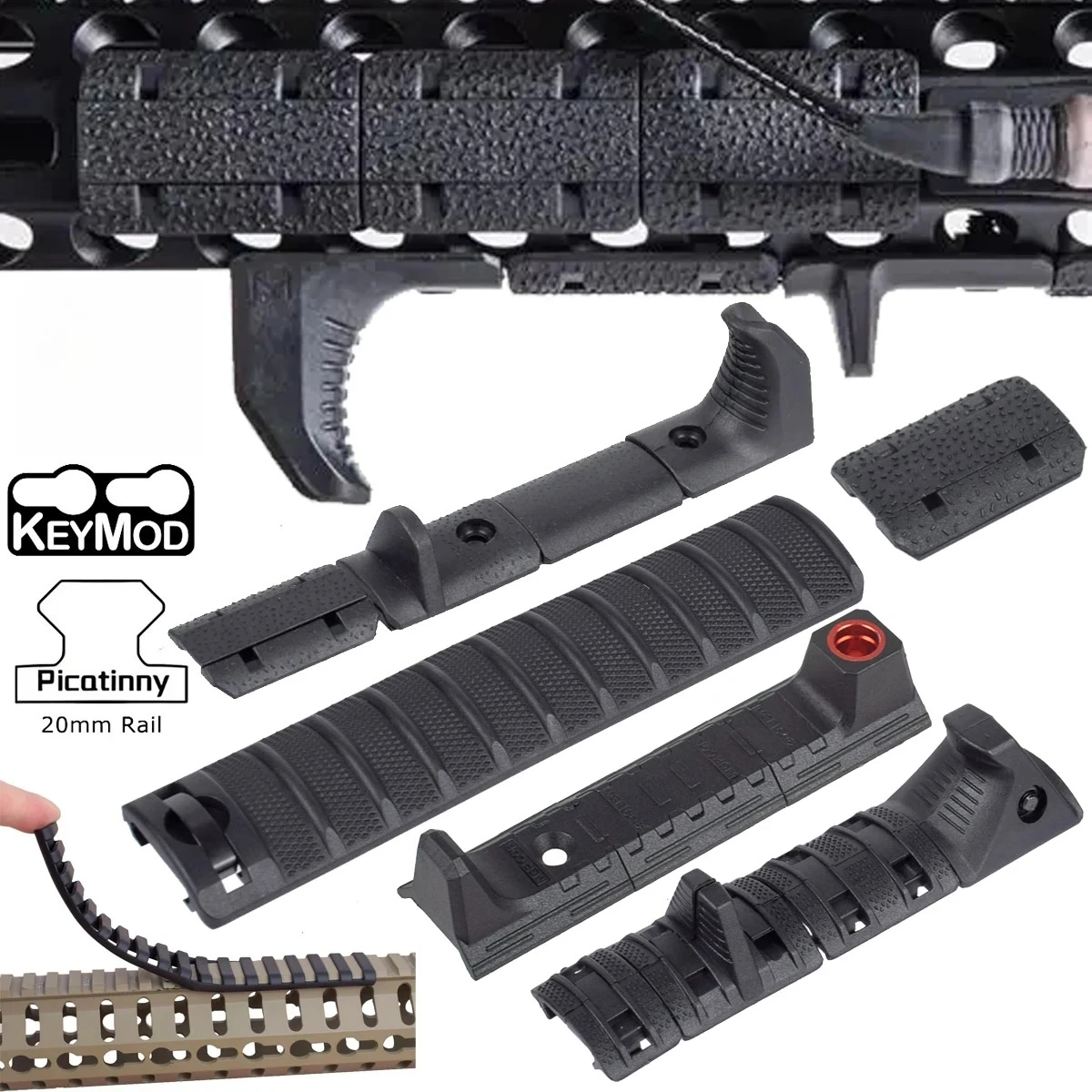 BCM Cubiertas protectoras M-LOK antideslizantes y aislantes - imagen 5