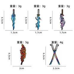 Pins esmalte diseños llama mariposa rayo – Insignias para ropa y mochilas
