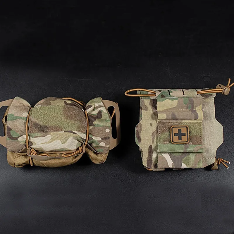 Forro táctico desmontable con MOLLE para kit médico de emergencia - imagen 4