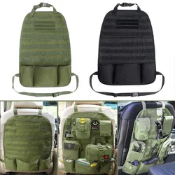 Organizador táctico ajustable respaldo de asiento coche con bolsillos