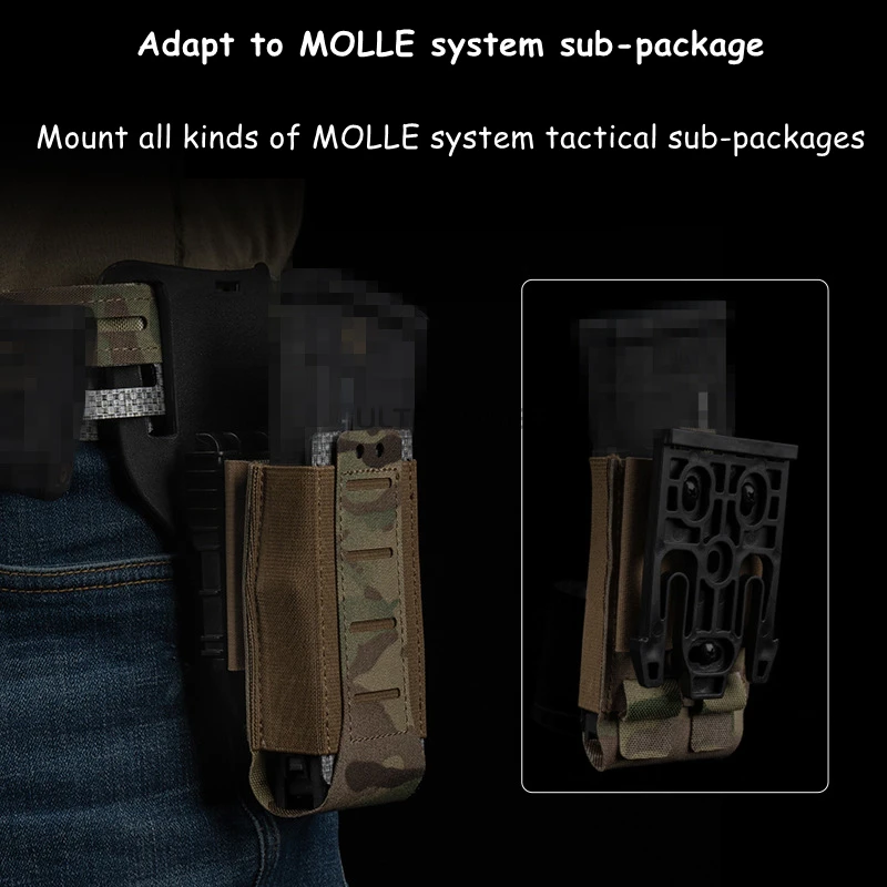 Adaptador MOLLE liberación rápida cinturón táctico - imagen 5