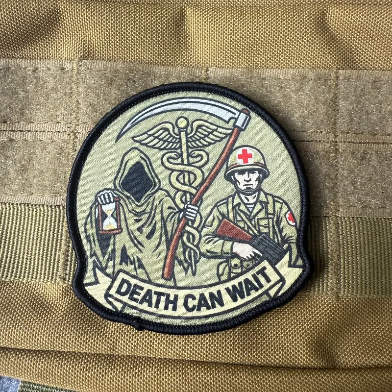 Parche táctico Reaper & Soldier médico con velcro para mochila