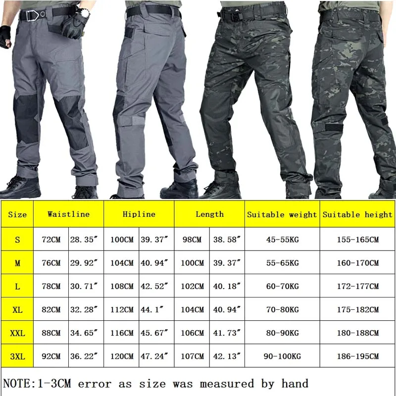 Pantalones tácticos militares para hombre AUKUPKEE