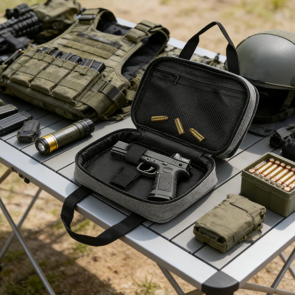 Funda de pistola táctica doble capa Oxford para EDC portátil - imagen 4
