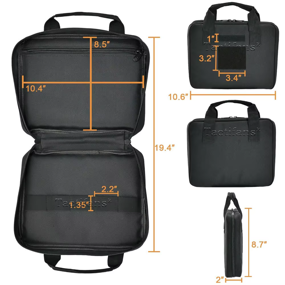 Funda táctica para pistola de mano con panel acolchado doble - imagen 2