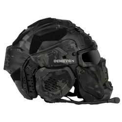 Casco táctico airsoft con auriculares y comunicación ajustable