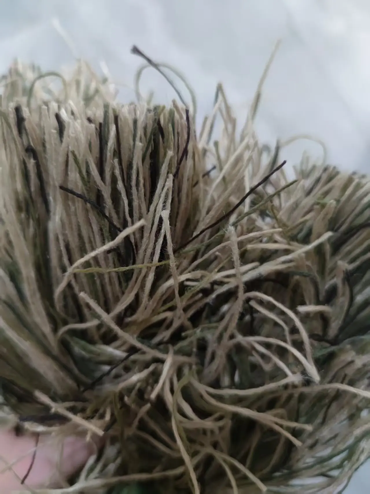 Hilo de yute para ghillie y camuflaje, reparación - imagen 2
