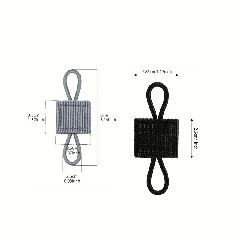 Accesorios MOLLE: clip elástico y cinta para fijar equipo exterior - imagen 3