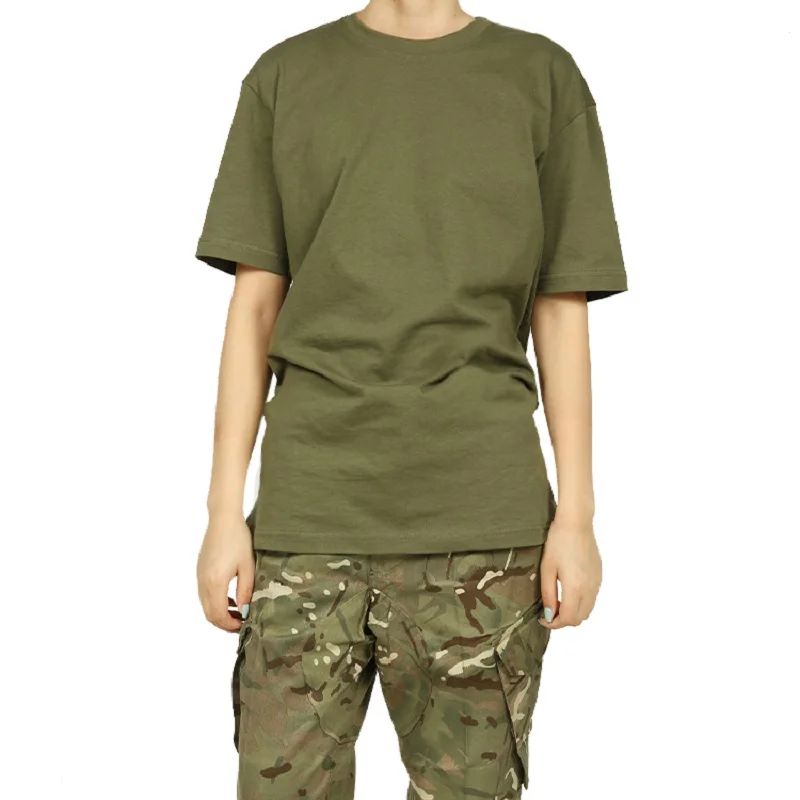 Camiseta táctica manga corta algodón puro entrenamiento exterior - imagen 2