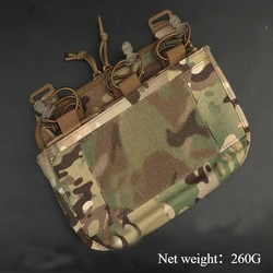 Bolsa táctica frontal gancho y bucle para chaleco MOLLE