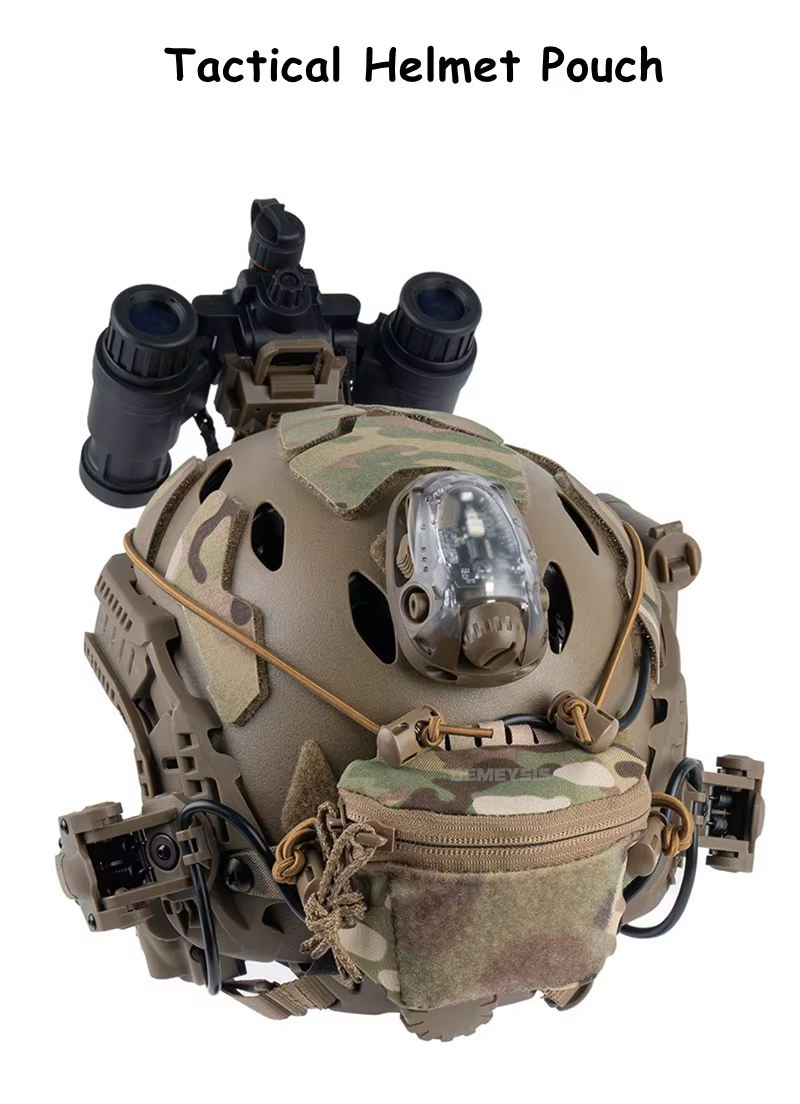 Bolsa táctica para baterías de casco NVG