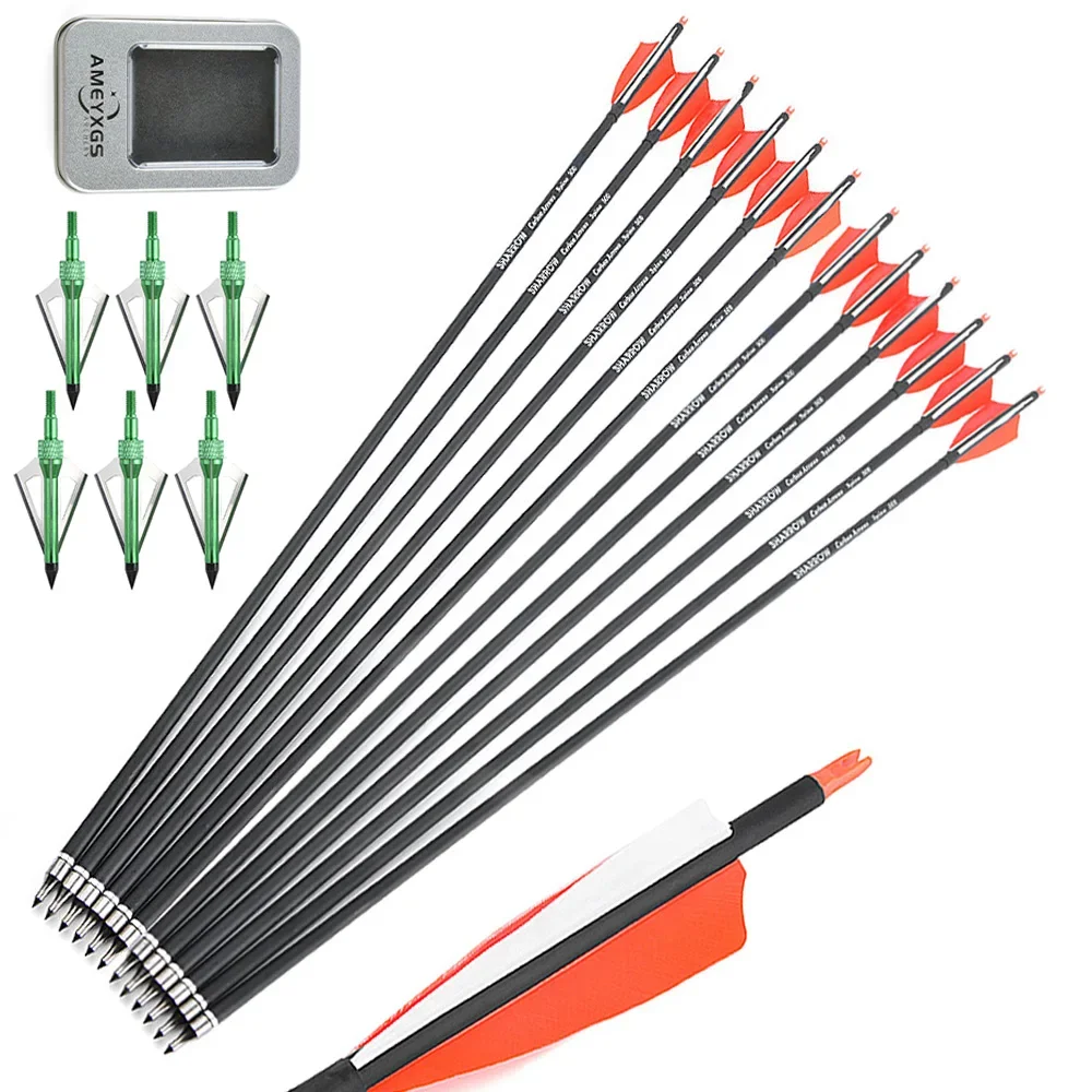 Set de flechas y componentes incluidos