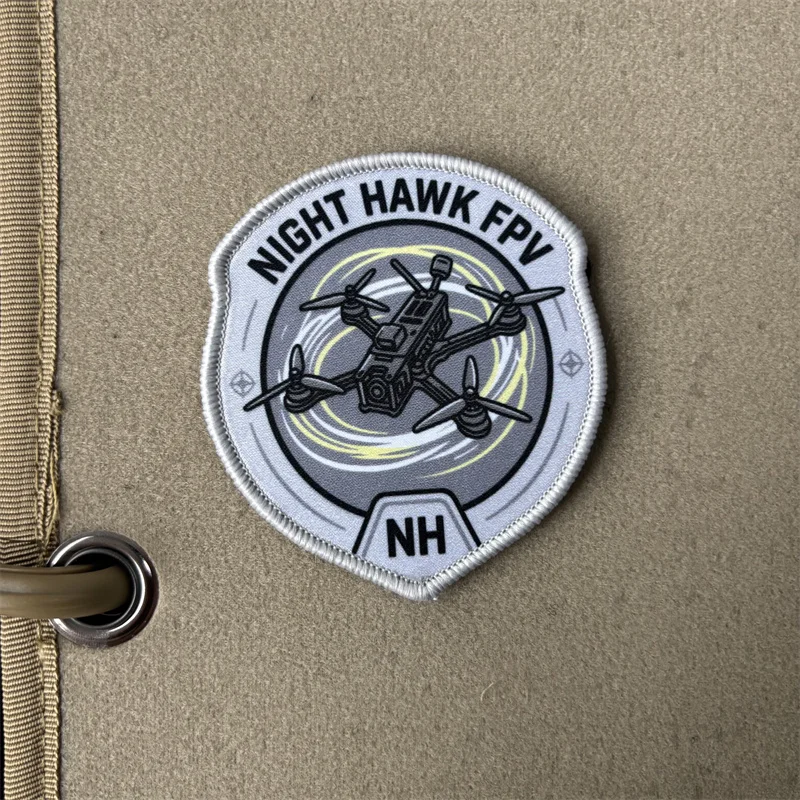 Parche NIGHT HAWK FPV en primer plano