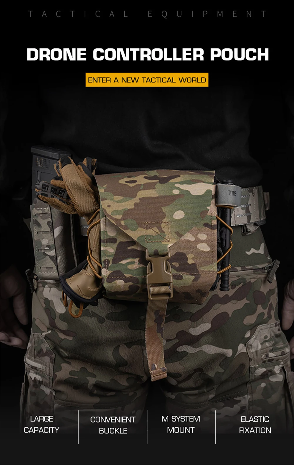 Bolsa utilitaria táctica con sistema MOLLE